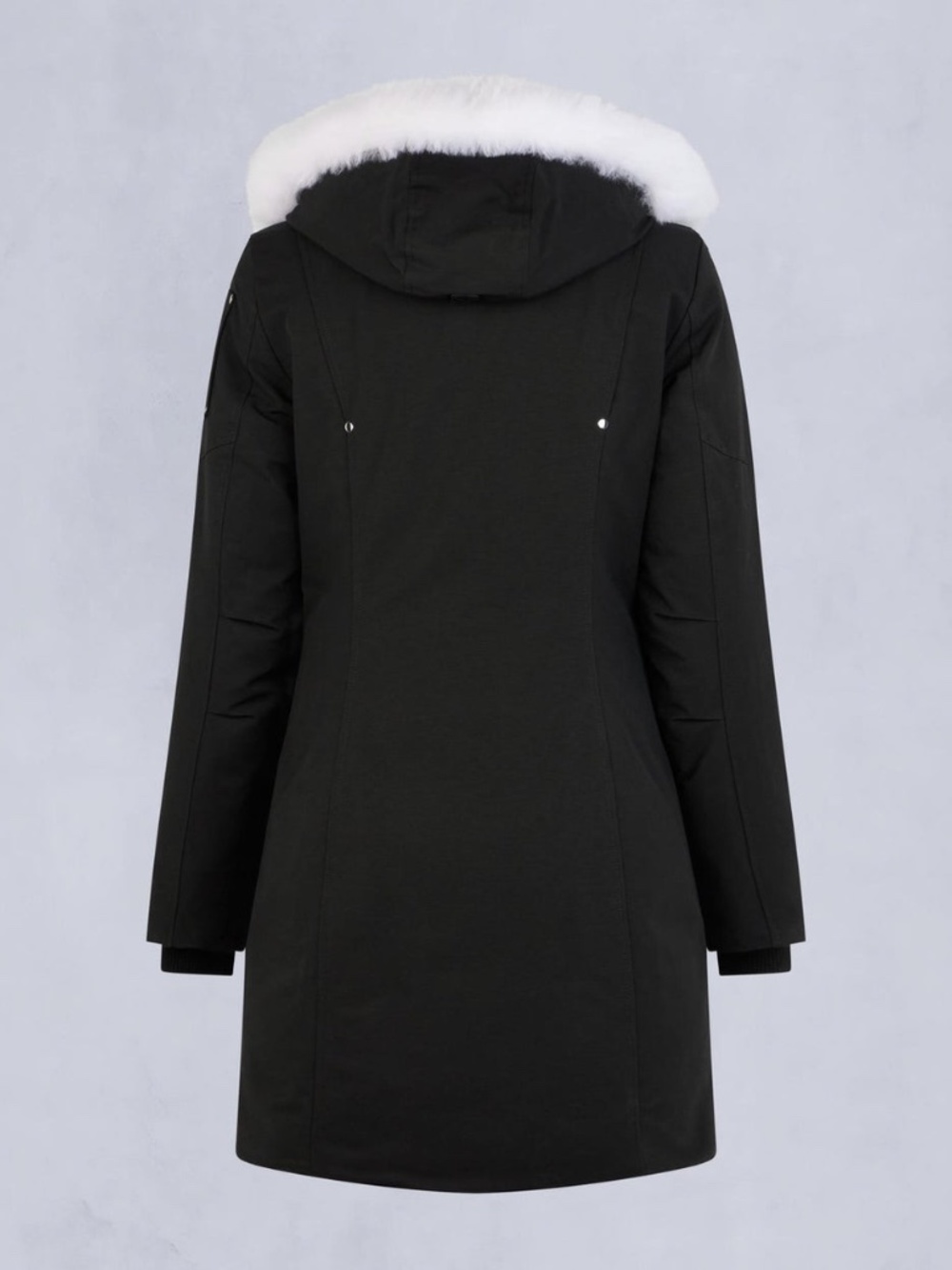 Moose Knuckles Women's Stirling Jacket with White Shearling Fur - Picture 2 of 3